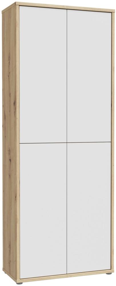 Schrank ALICE SPRINGS Korpus: Artisan Oak mit Secret Grey / Sage Green Bild 1