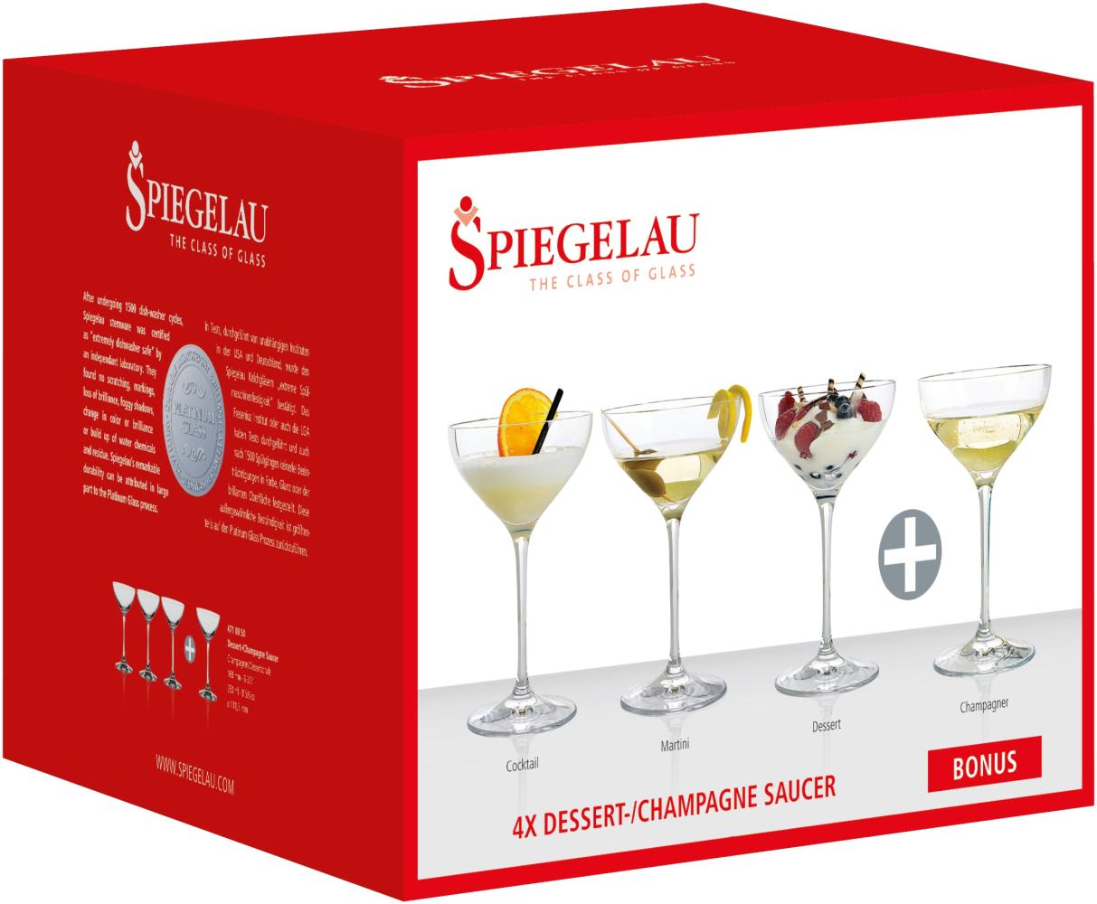 Spiegelau Special Glasses Dessert- / Champagnerschale, 4er Set, Dessertglas, Champagnerglas, Champagnerkelch, Kristallglas, 250 ml, 4710050 Bild 1