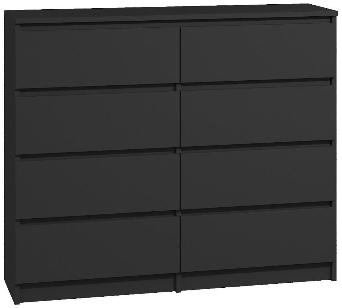 pressiode Kommode Kommode mit 8 Schubladen 140cm Klamotenschrank Sideboard Bild 1