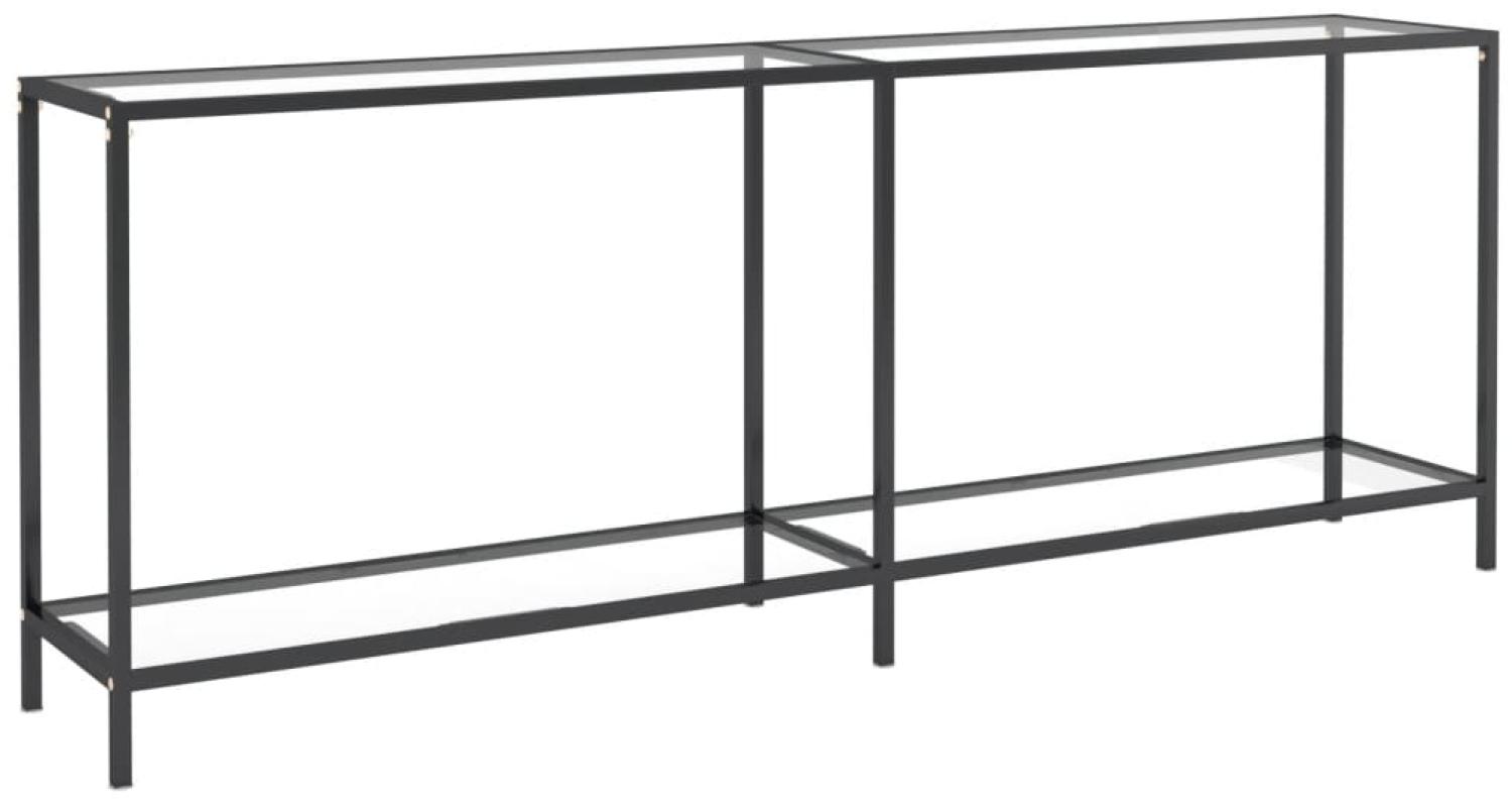 Konsolentisch Transparent 200 x 35 x 75,5 cm Hartglas [331706] Bild 1