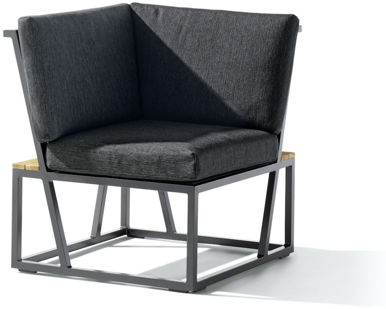 Sieger Havanna Eckteil Eckteil für Loungegruppe, Aluminium Eisengrau, 73 x 78,5 x 73 Bild 1
