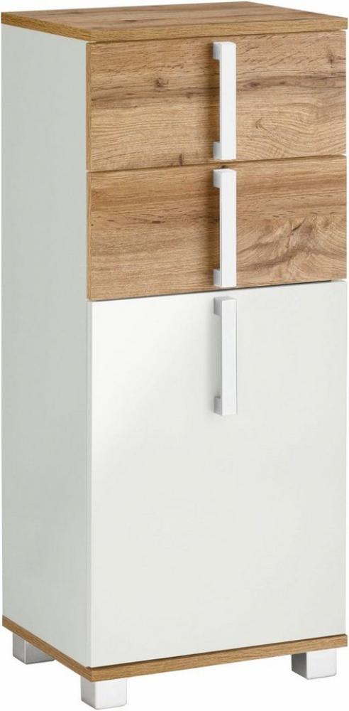 SCHILDMEYER Badkommode Badschrank Badezimmerschrank Badmöbel Luca weiß Bild 1