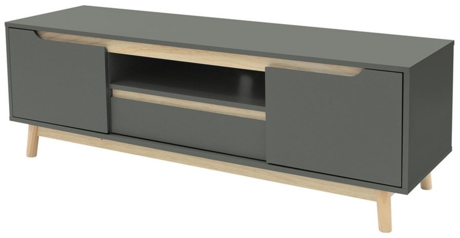 ML-DESIGN Lowboard Fernsehschrank TV-Kommode TV Board für Wohnzimmer Fernseher Möbel (1 St), TV-Schrank Minimalistisch bis 65 Zoll MDF / Kiefer Bild 1