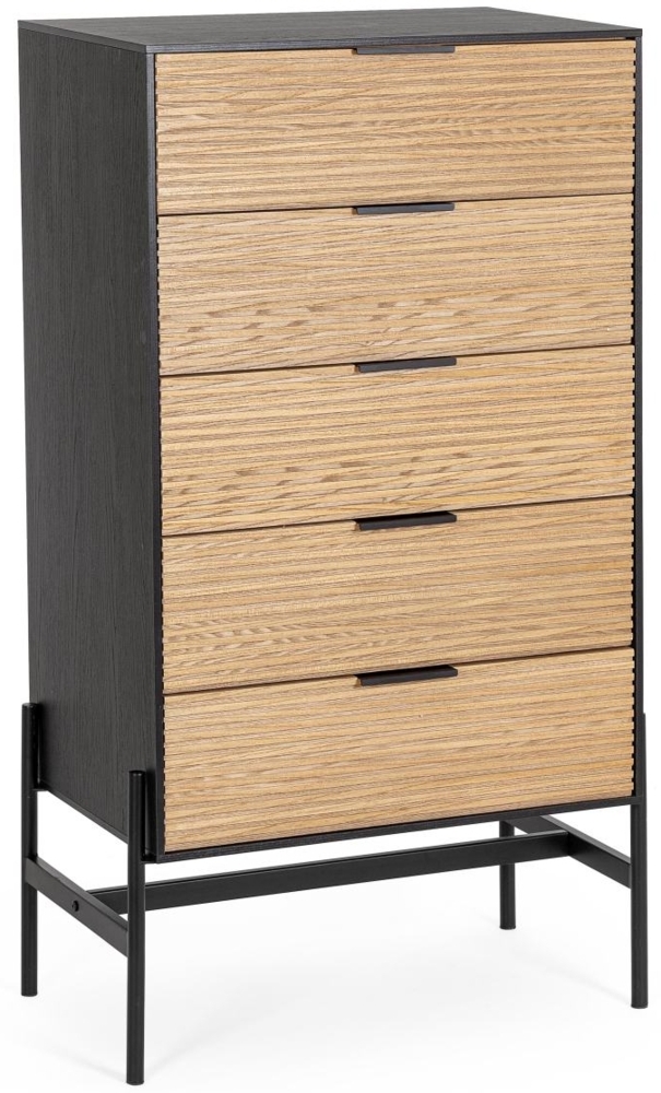 Kommode Allycia aus Eschenholz, 64 cm Bild 1