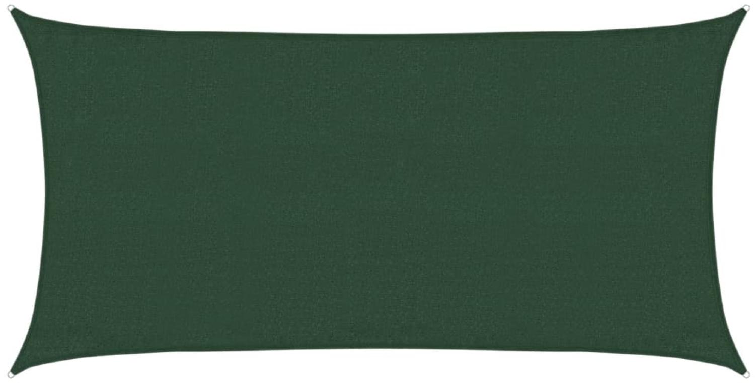 vidaXL Sonnensegel 160 g/m² Dunkelgrün 3x6 m HDPE 311460 Bild 1