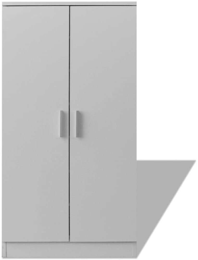 vidaXL Schuhschrank mit 7 Fächern Weiß 243062 Bild 1