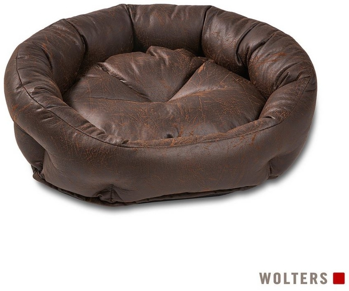 Wolters Tierbett Vintage Hundekörbchen braun Bild 1