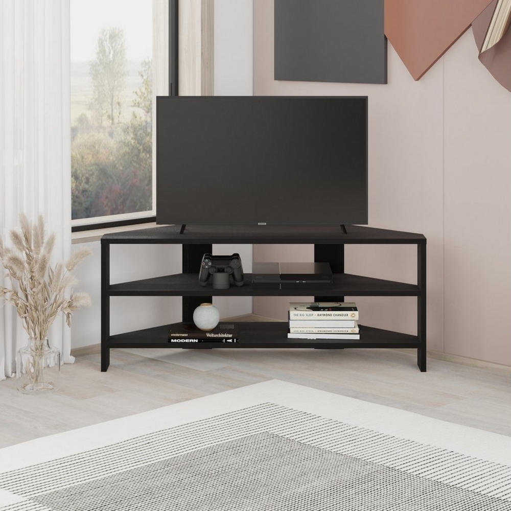 Decortie TV-Schrank Thales (1 set) Modernes Eck-Fernsehgerät Multimedia-Center, 110 x 36 x 45 cm Bild 1