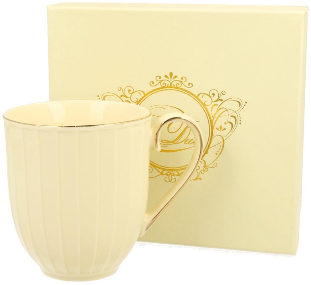 DUO ECRU Becher 400 ml NINA New Bone China Porzellan Bild 1