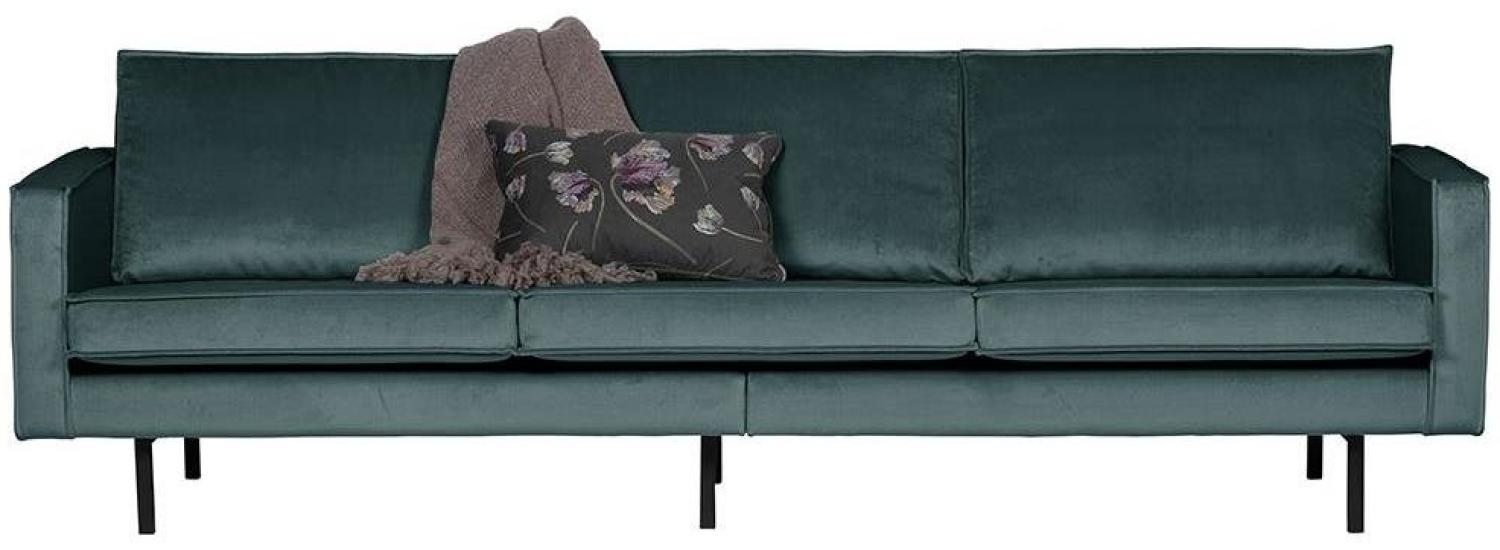 Rodeo Sofa 3-Sitzer Samt, Teal Bild 1