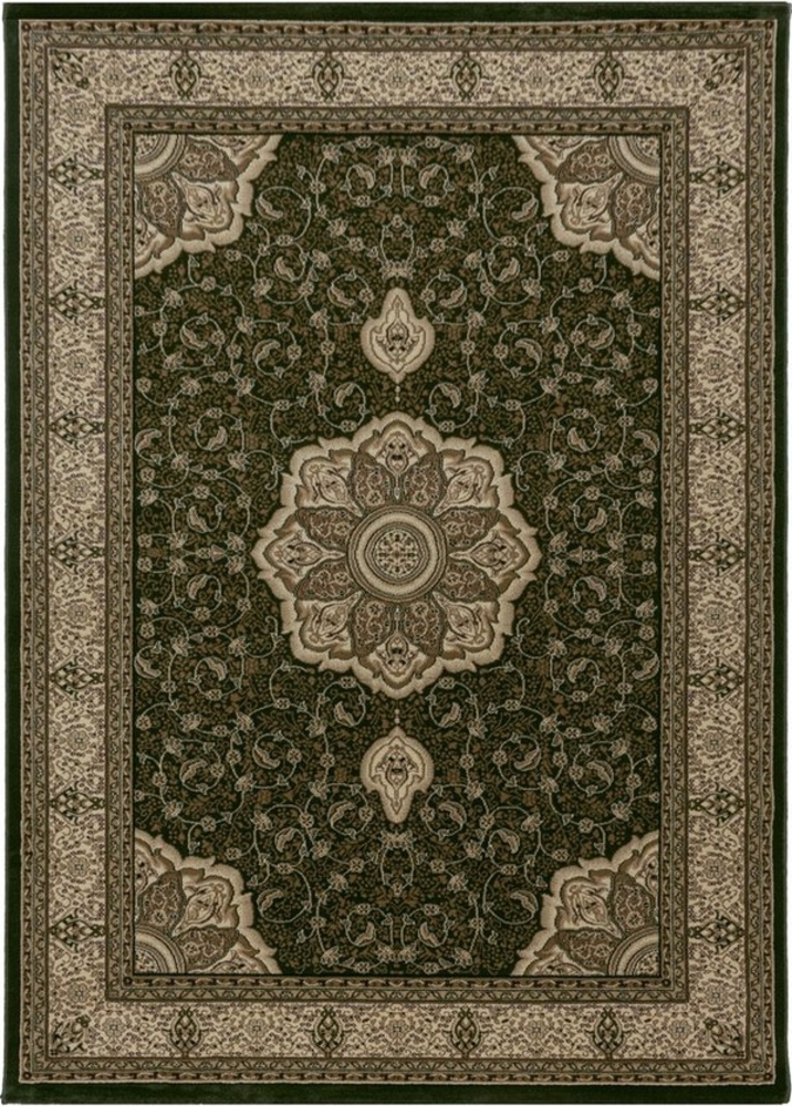 Teppium Teppich Orientalisch Design, Rechteckig, Höhe: 9 mm, Orient Teppich Wohnzimmer Orientalisch Design Kurzflor Pflegeleicht Bild 1