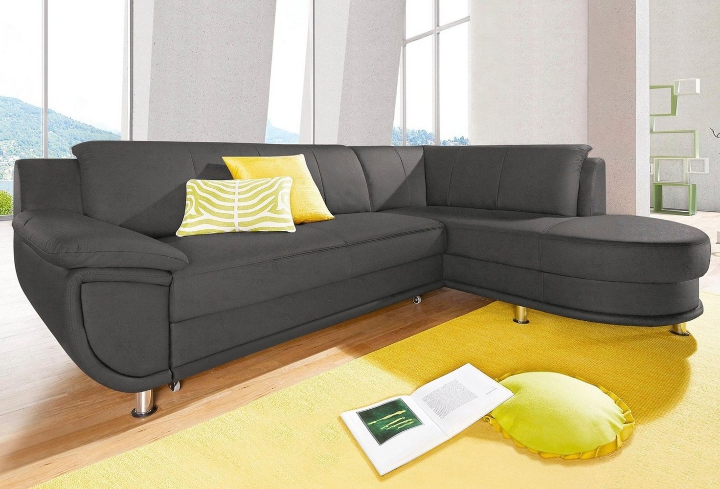 TRENDMANUFAKTUR Ecksofa Rondo, zeitlos und elegant, OTTOs Choice, bequem, L-Form, wahlweise mit Federkern, wahlweise mit Bettfunktion Bild 1