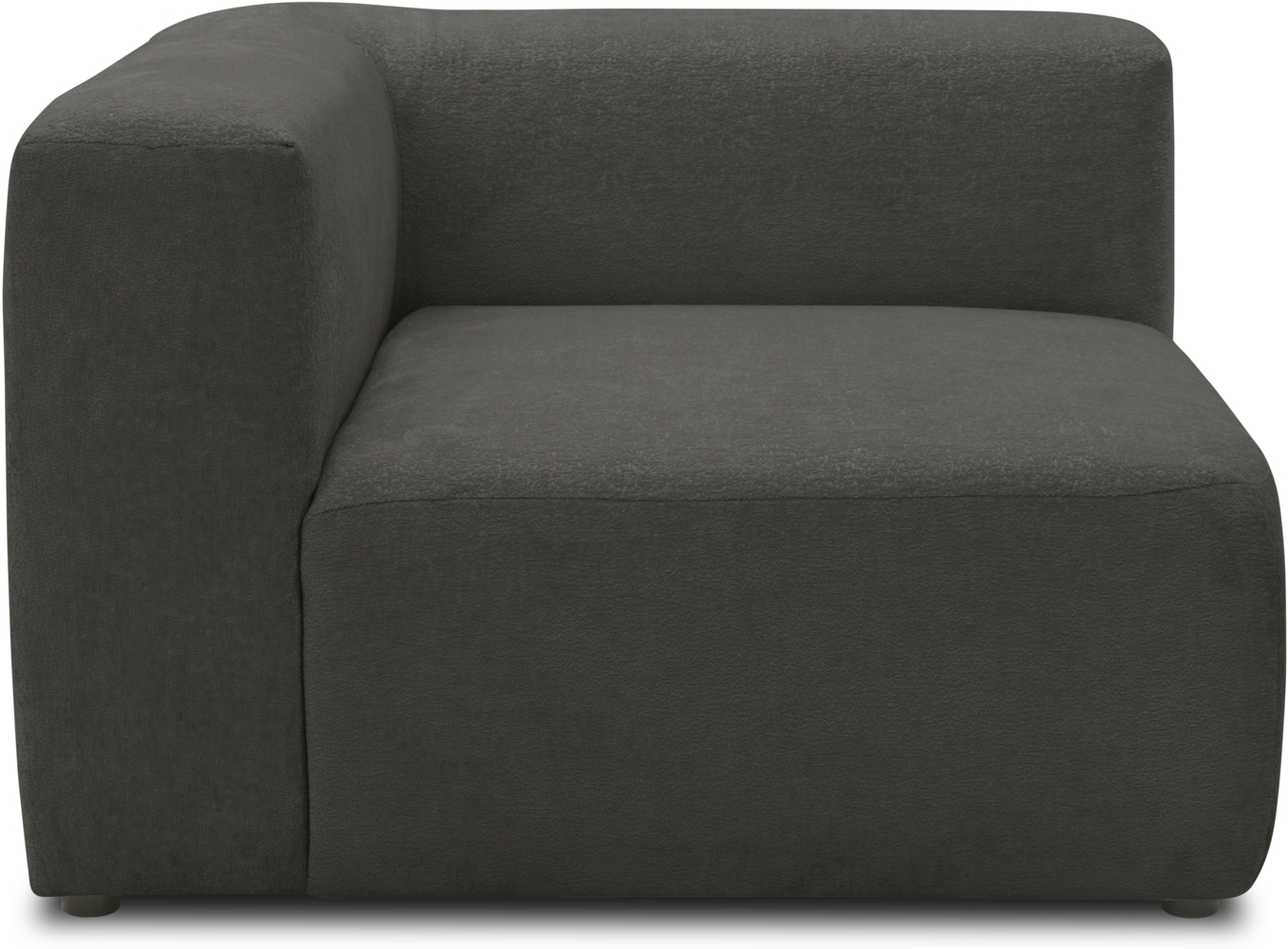 DOMO. collection Ecksessel 800013, Sessel, quadratisch mit gepolsterte Rückenlehne, Modul-Element, Sofa, Polsterecke, Eckcouch, Polstergarnitur 108 x 108 x 69 (BxTxH), grau Bild 1