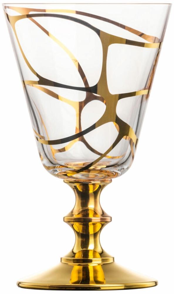 Eisch Rotweinglas Stargate Gold, Weinglas, Kristallglas, Gold, 290 ml, 49958610 Bild 1