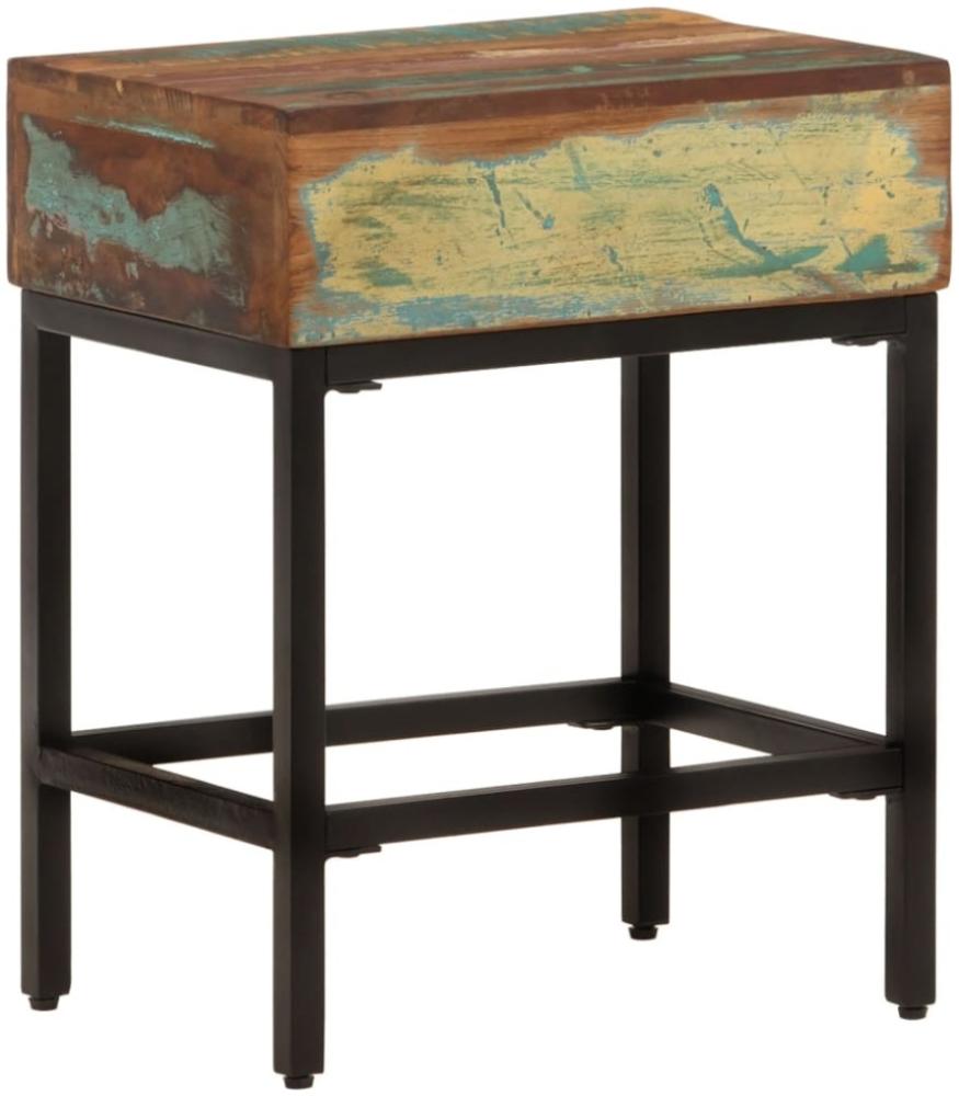 vidaXL Beistelltisch 40x30x51 cm Altholz Massiv 338473 Bild 1