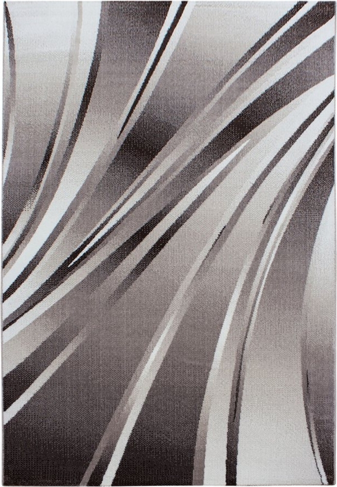 Teppium Teppich Abstrakt Wellen Design, Rechteckig, Höhe: 12 mm, Kurzflor Teppich Wohnzimmer Abstrakt Wellen Design versch. größe Bild 1