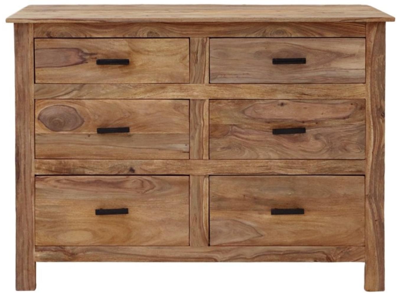 Kommode Rami 120x90x45 aus indischem Sheesham-Massivholz Bild 1