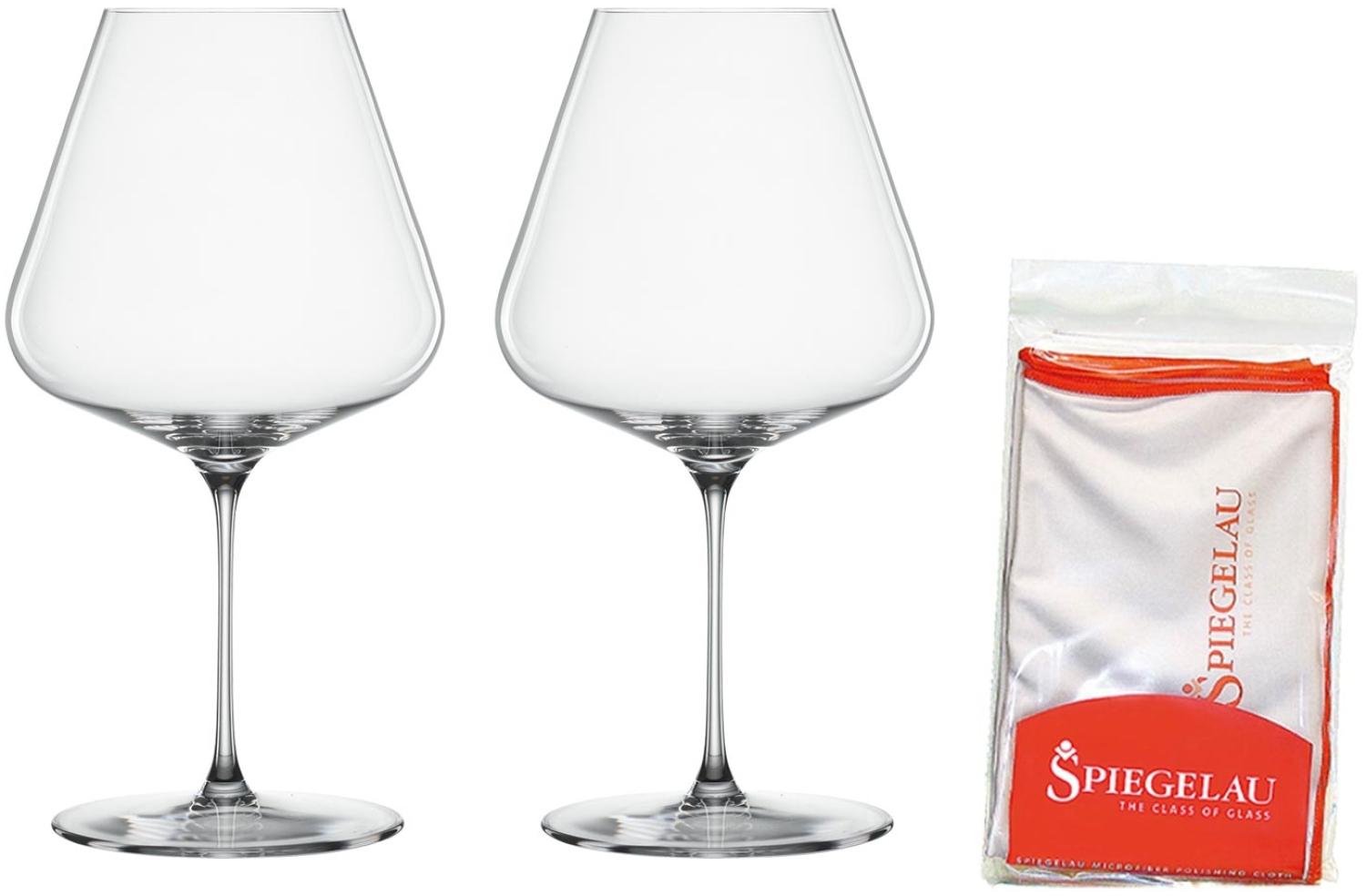 Spiegelau Definition Burgunderglas 960 ml 2er Set + Poliertuch Bild 1