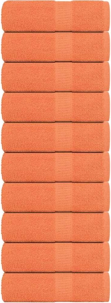 Seiftücher 10 Stk. Orange 30x30 cm 360 g/m² 100% Baumwolle 136898 Bild 1