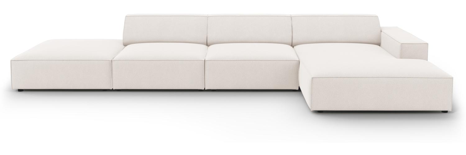 Micadoni 5-Sitzer Ecksofa Jodie Light Beige Bild 1