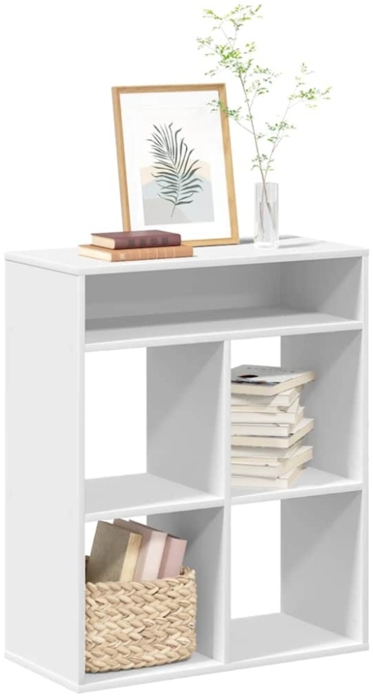 vidaXL Bücherregal Weiß 66x31x80 cm Holzwerkstoff Bild 1