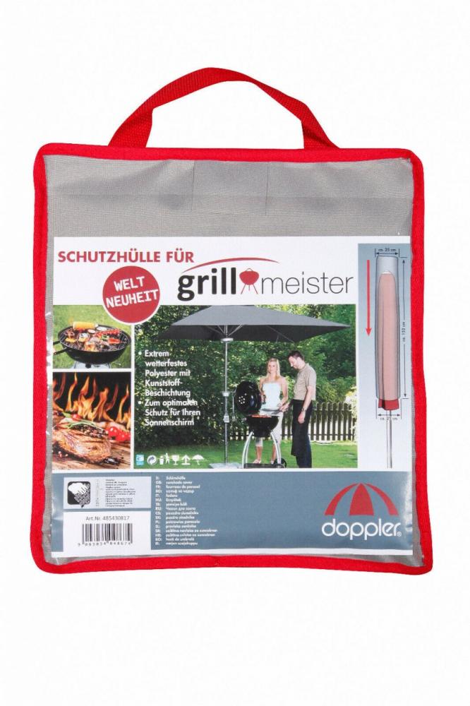 Doppler Profi-Schutzhülle für Sonnenschirm Grillchamp 250 x 200 mit RV und Stab Bild 1