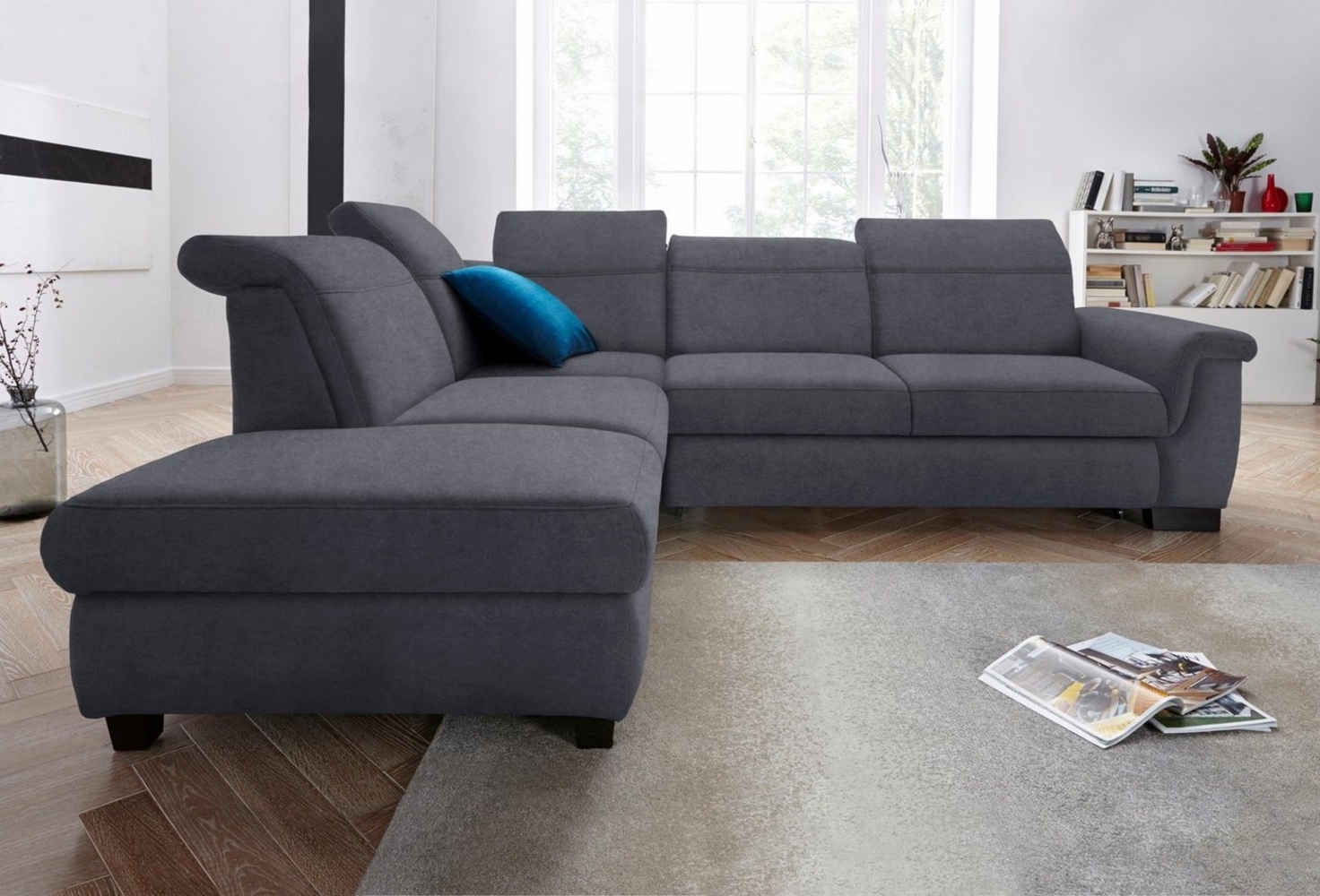 DOMO collection Ecksofa Sully L-Form, wahlweise mit Bettfunktion und Kopf- bzw. Rückenverstellung Bild 1