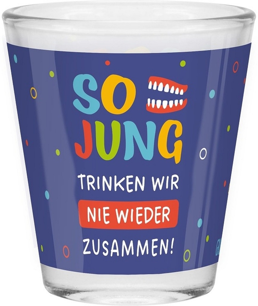 Schnapsglas Shot Stamper Lustiges Motiv Geschenk Sheepworld JUNG 074541 Bild 1