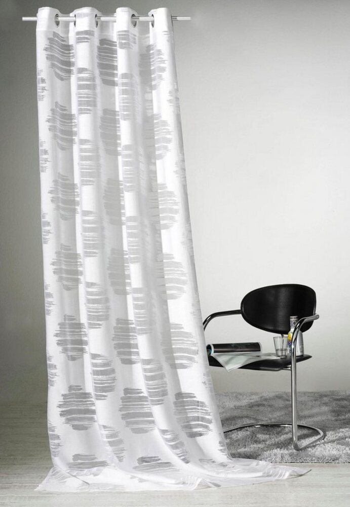 Weckbrodt Vorhang Valea, Ösen (1 St), halbtransparent, Ausbrenner, Ausbrenner, transparent, Gardine, Store Bild 1