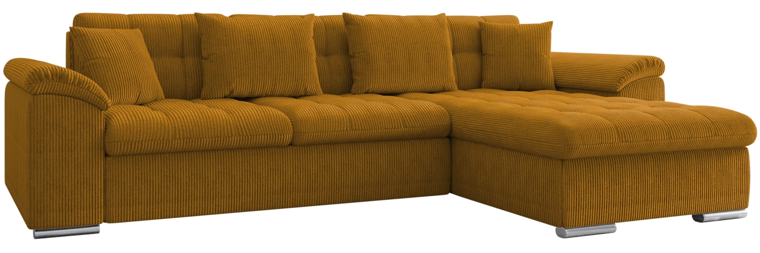 Ecksofa Diana Cord (Farbe: Poso 1, Seite: Rechts) Bild 1