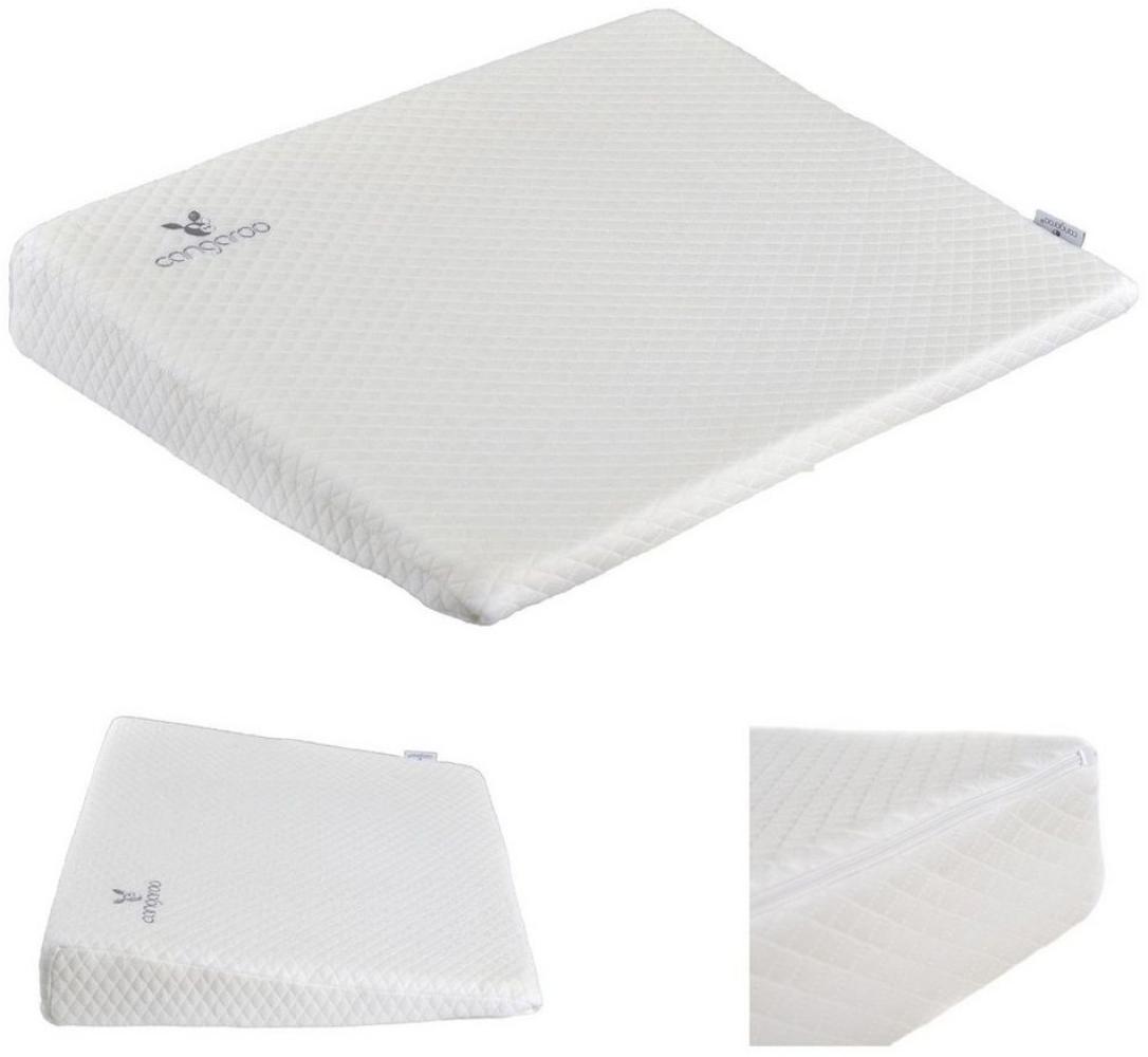 Cangaroo Babykissen Adore, Anti-Reflux, Größe 60 x 45 x 9 cm, Bezug abnehmbar weiß Bild 1