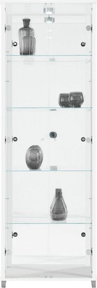 fif möbel Vitrine OPTIMA Standvitrine, Vitrinenschrank, Glasvitrine, Sammlervitrine, LED Bild 1