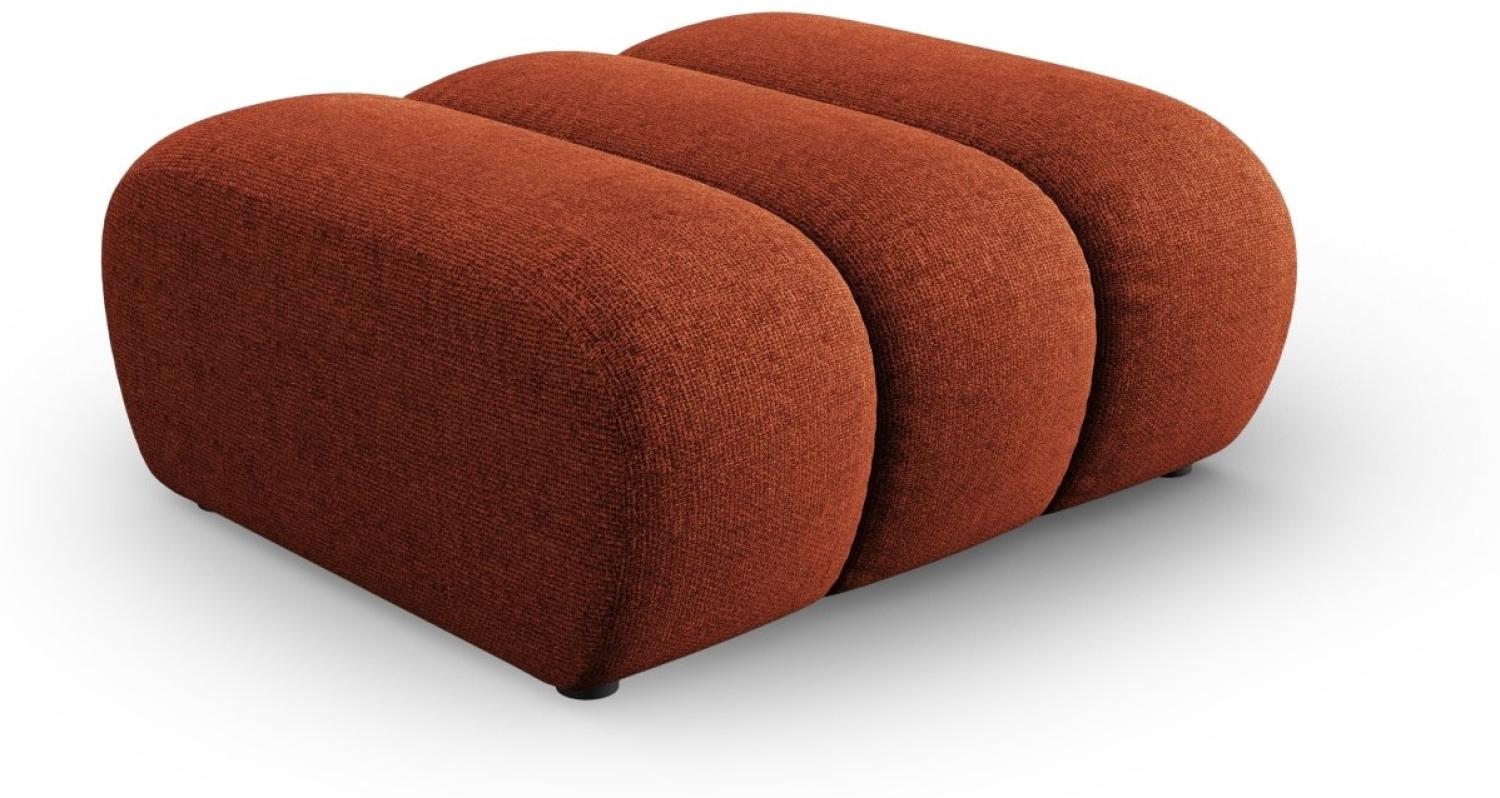 Micadoni Hocker Lupine Chenille Terrakotta Bild 1