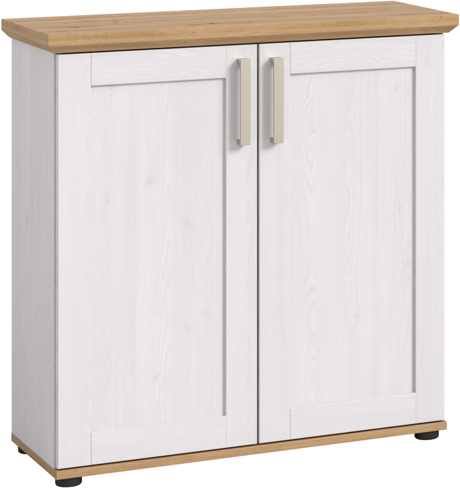 Highboard (B/H/T: 84x88x37 cm) in Sibiu Lärche Nachbildung Bild 1