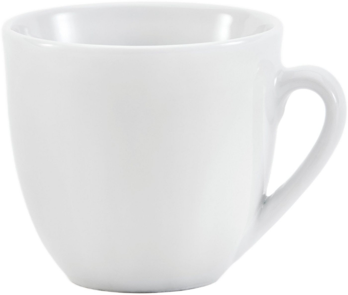 van Well Tasse Trend, Porzellan, spülmaschinenfest, mikrowellengeeignet, 0,23 L, 6-teilig Bild 1