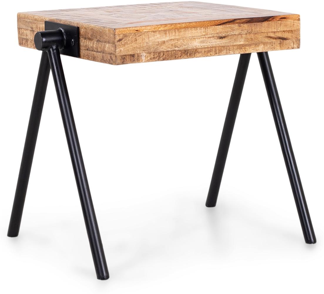 Homexperts 'ERIK' Beistelltisch, Massivholz Mango Natur, B 45 x H 50 x T 45 cm Bild 1