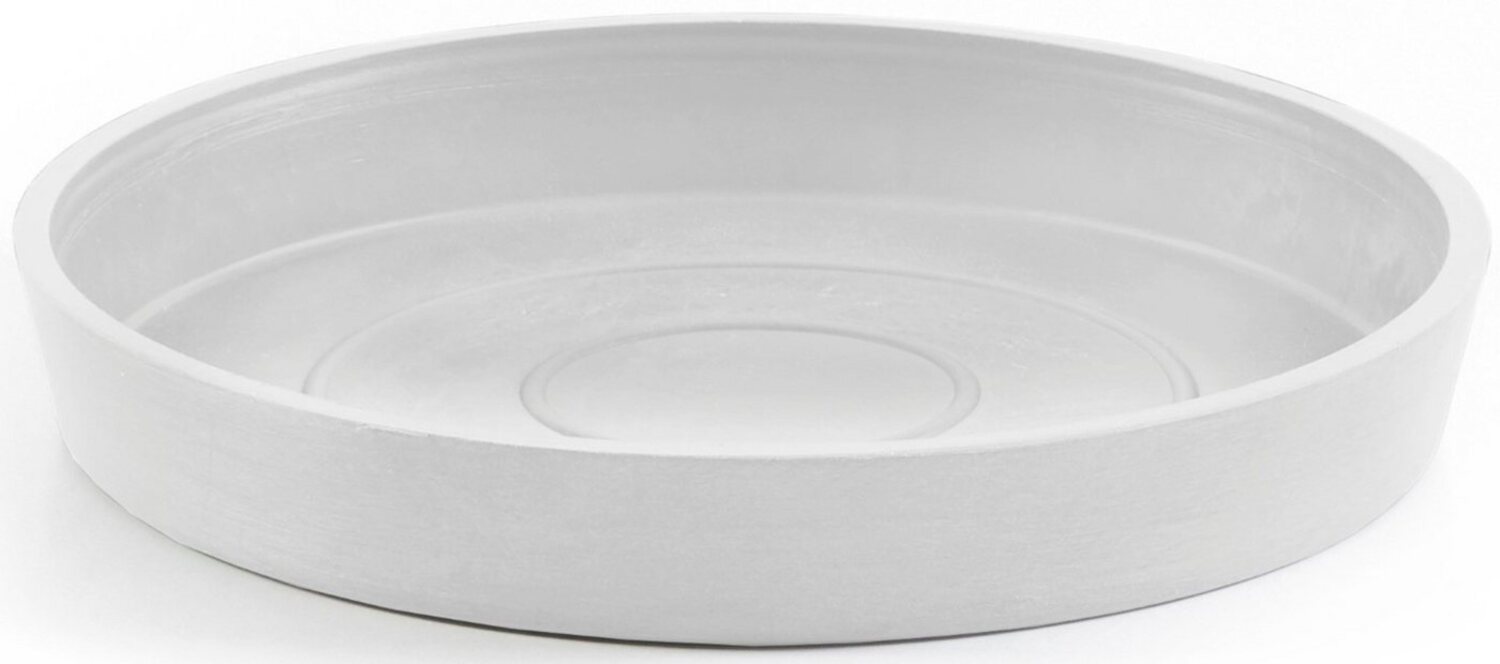 ECOPOTS Topfuntersetzer Rund 20 Weiß, Zubehör für Ecopots Pflanzgefäße, für innen und außen: frostsicher, bruchsicher und lichtbeständig Bild 1