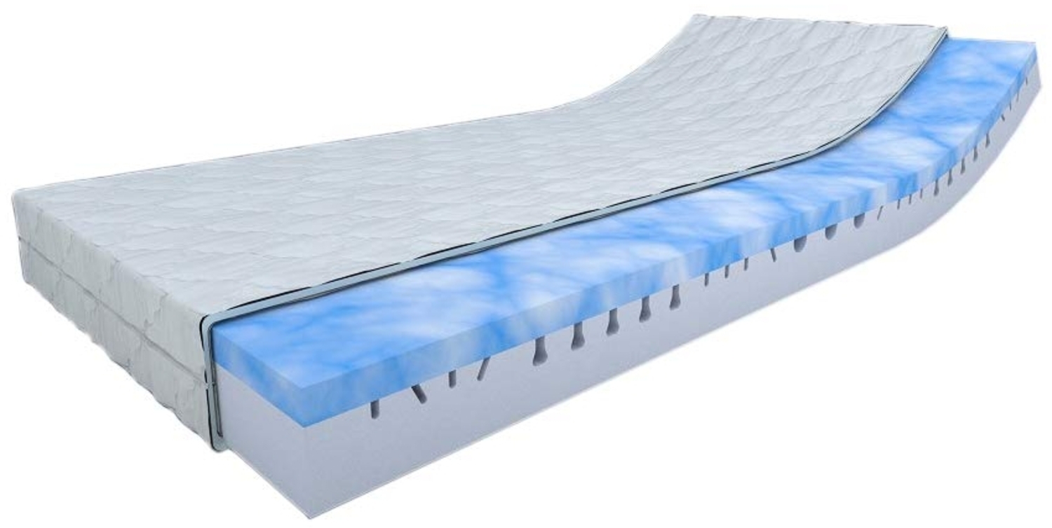 MSS® 7 Zonen Duo-GEL-Kaltschaum - Matratze H2 (200.160.16-H2) Bild 1