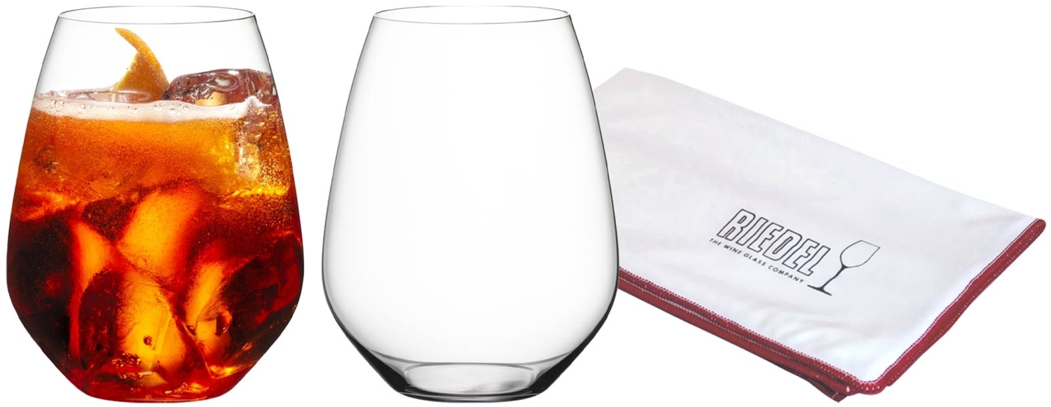 Riedel VELOCE Universalbecher 2er Set + Poliertuch Bild 1