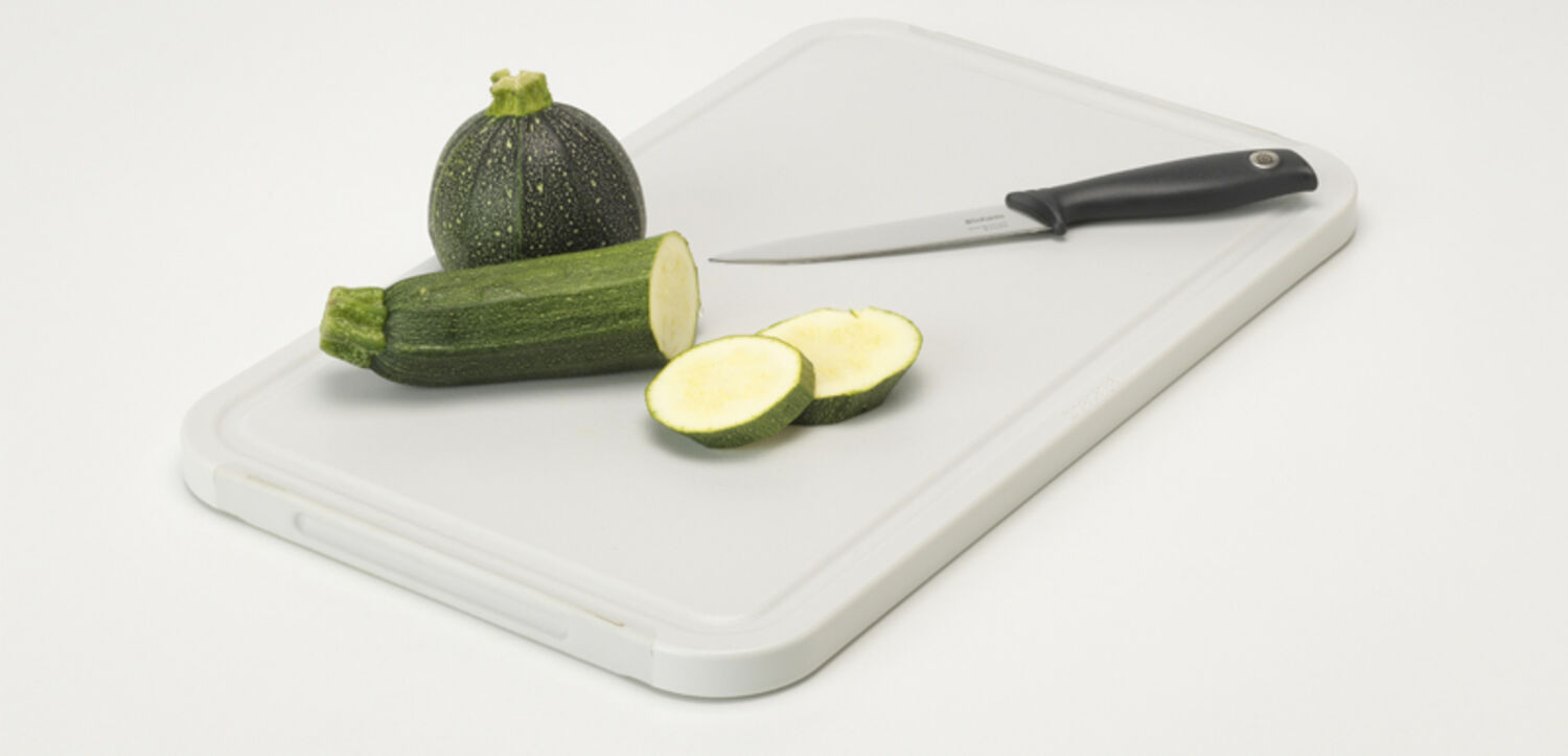 Brabantia Schneidebrett Plus Serviertablett Tasty Dark Grey Bild 1