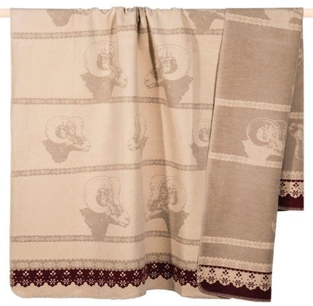 pad Decke Capricorn Steinbock Taupe (150x200 cm) 10068-c50-1520 Bild 1