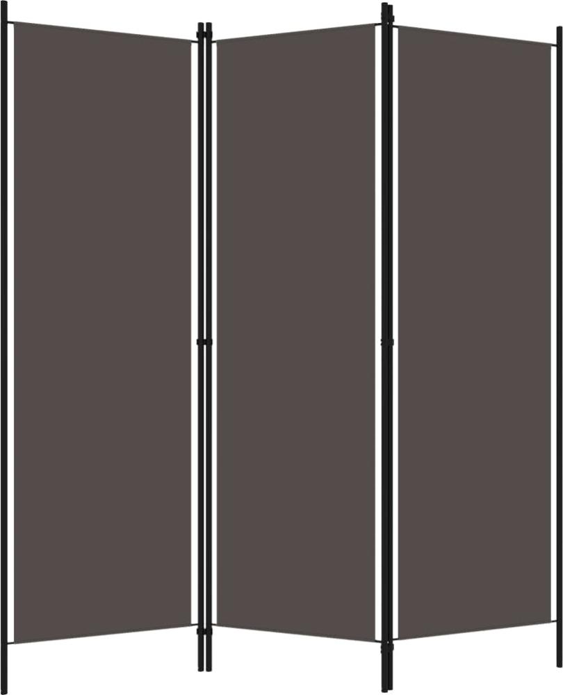 vidaXL 3-tlg. Raumteiler Anthrazit 150x180 cm 320717 Bild 1