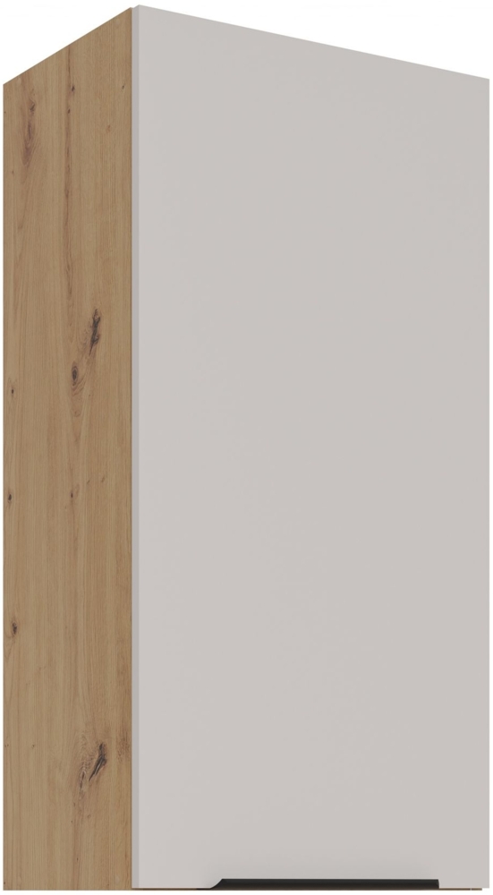 Küchen Hängeschrank 45 cm Küche SOLANO Kaschmir beige matt + Eiche Artisan matt Küchenzeile Küchenblock Küche Einbauküche Bild 1