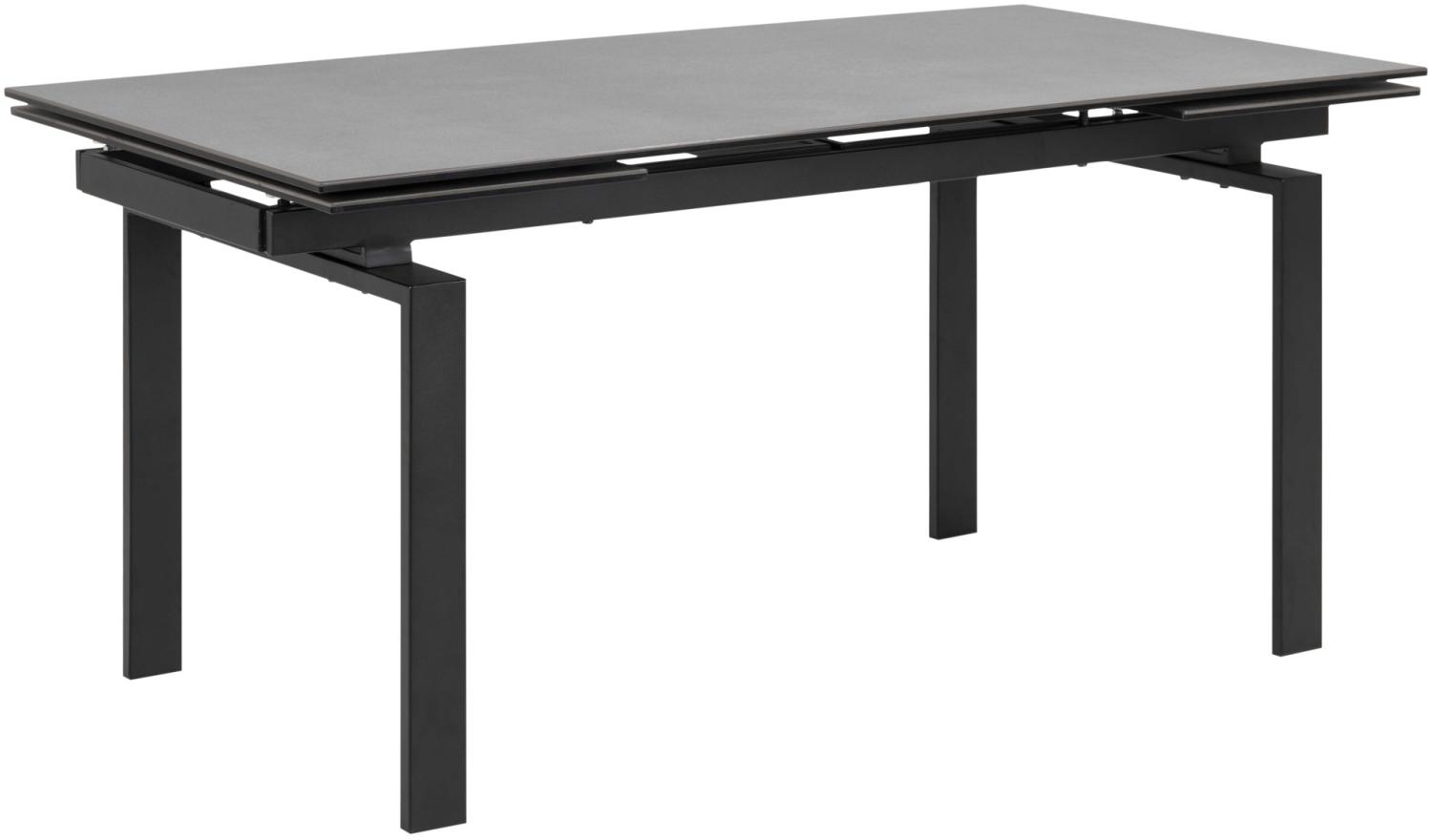 Hummar Esstisch 160/240 + 2 Zusatzplatten schwarz Bild 1