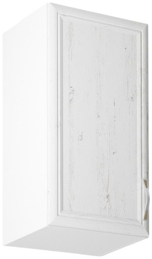 ROYAL24_MARKT Hängeschrank - Ideal zur Aufbewahrung und Präsentation Ihrer Lieblingsstücke. (Hängeschränke, 1-St, Sycylia Weiß G40) Edle Stoffe - Schickes Design - Top Verarbeitung. Bild 1