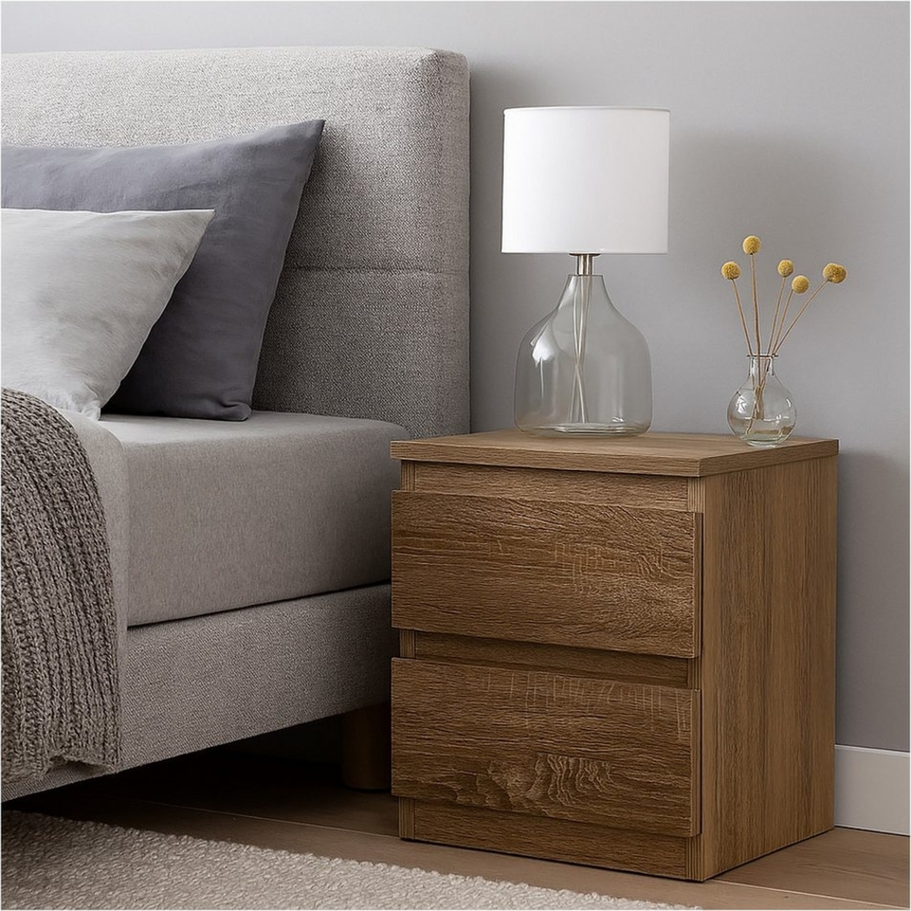 HTI-Living Nachtkommode Nachtkommode 2er Set Sonoma (Set, 2 St, 2 Nachtkommoden), Nachtschrank Nachttisch Bild 1