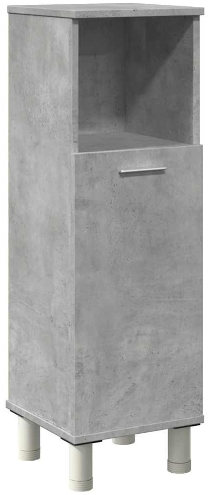 vidaXL Badezimmerschrank Betongrau 30x30x95 cm Holzwerkstoff 856136 Bild 1