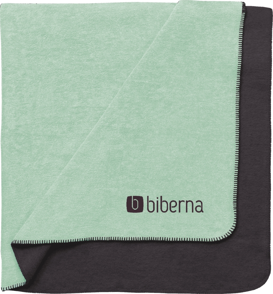 biberna 0229038 Doubleface Wohndecke, mint, 1x 150x200 cm Bild 1