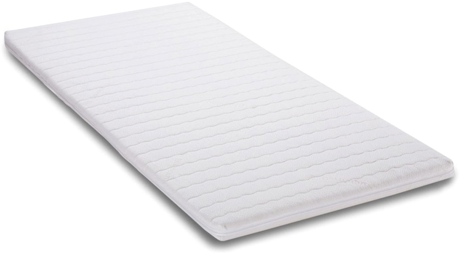 7dreams® Matratzentopper mit viscoelastischer Kaltschaumfüllung - 4,5cm hoch - Matratzenauflage Matratzenschoner orthopädisch mit Memory Foam Effekt (90 x 200 x 4,5 cm) Bild 1