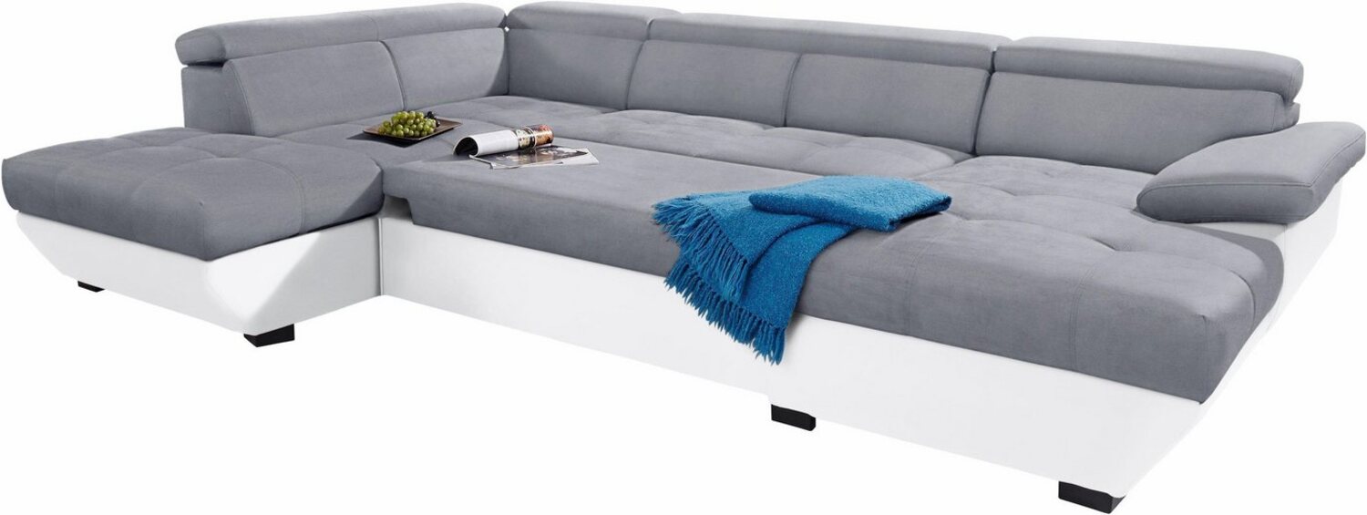 COTTA Wohnlandschaft Speedway U-Form, mit Kopfteilverstellung, wahlweise mit Bettfunktion & Bettkasten Bild 1